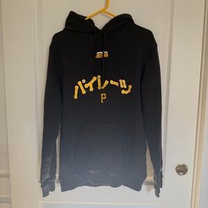 New Era Black & Yellow Japanese Script Pittsburgh Hoodie